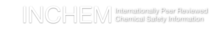 World Health Organization - INCHEM - Internationally Peer Reviewed Chemical Safety Information